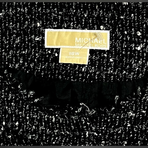 Michael Kors Tweed Blazer 2XL / 16 Charcoal wool.blend - Picture 2 of 14